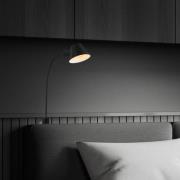 Brello wandlamp, schroefbevestiging, zwart