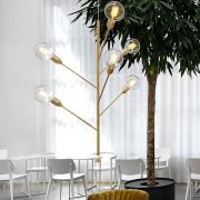 Modo Luce Baobab hanglamp 6-lamps mat goud