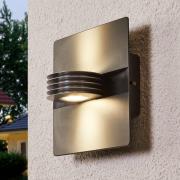 Antracietkleurige LED outdoor wandlamp Split