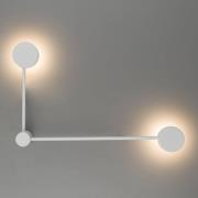 Wandlamp Orbit II 20/40, wit, 2-lamps