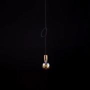 Hanglamp Cable, zwart/koper, 1-lamp