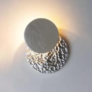LED wandlamp Coronare Piccolo, zilver