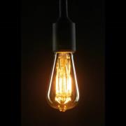 Segula LED lamp E27 ST64 5W 2200K goud/zilver dimbaar