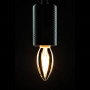 SEGULA LED kaarslamp GU10 3W filament dim 2.200K