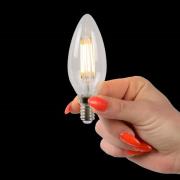 LED kaarslamp E14 4W 2700K dimbaar set van 4
