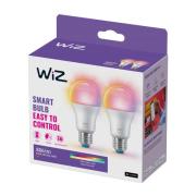 WiZ A60 LED lamp mat WiFi E27 8,5W RGBW set van 2