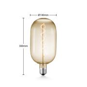 Lucande LED lamp E27 T140 4W 2.700K dimbaar amber