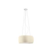 Hanglamp Isamu, parelwit, Ø 53cm