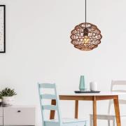 Hanglamp Senni, bruin, Ø 29 cm