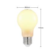 LED lamp E27 8W 2.700K dimbaar opaal 3 per set