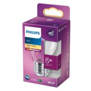 Philips LED Classic druppellamp E27P45 1,4W helder