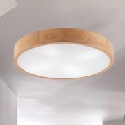 Envostar Kerio plafondlamp, Ø57,5cm, eiken naturel