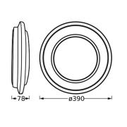 Ledvance Orbis Berlin LED plafondlamp zilver 39cm