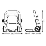 Ledvance LED-Worklight Value R-Stand spot 10W