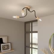 Plafondlamp Tunga, flexibel, 3 fittingen