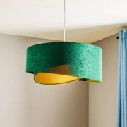 Vivien hanglamp, tweekleurig, groen/goud