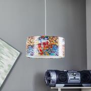 Graffiti hanglamp met kleurrijke fotoprint