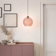 Cubus hanglamp, 1-lamp, roze