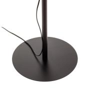 Vloerlamp Arden zonder kap, zwart, hoogte 138cm