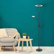 Ebro LED uplighter met LED leeslamp, dimbaar