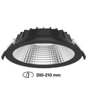 SLC Shift LED inbouwspot Ø 22,8cm CCT, zwart