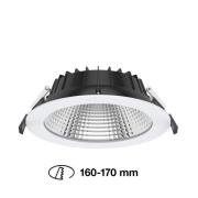 SLC Shift LED inbouwspot Ø 19cm CCT, wit