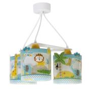 Little Jungle hanglamp voor kinderen, 3-lamps versie