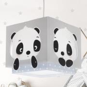 Dalber Panda kinderkamer-hanglamp, blauw