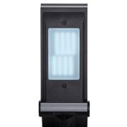 LED bureaulamp MAULoptimus, zilver, klemvoet, dimbare CCT