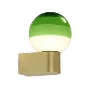 MARSET Dipping Light A1 LED wandlamp, groen/goud