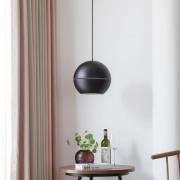 Lucande hanglamp Calantha, zwart, aluminium, Ø 30 cm