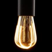 Segula LED Illusion ST64 Halvemaan E27 4W dimbaar smoke