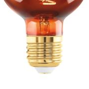 LED lamp E27 4W G60 2.000K filament koper dimbaar