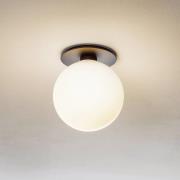 Audo TR Bulb LED plafondlamp zwart/opaal mat