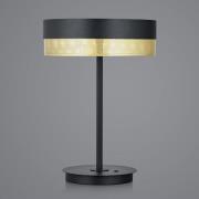 Mesh LED tafellamp, touchdimmer, zwart/goud