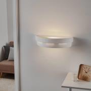 Wandlamp Tavern van keramiek, up/down, wit