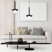Hanglamp Futura, zwart/wit, 1-lamp
