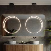 LED hanglamp Rio 55, verticaal 3.000 K zwart