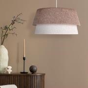 Hanglamp Boucle, Ø 50 cm, cappucchino/ecru