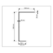 LED vloerlamp MAULsirius, zwart, CCT, dimbaar, voet