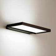 LED-kantoor-wandlamp Rick, zwart. universeel wit