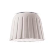 Plafondlamp Madame Gres keramiek hoogte 29 cm, wit