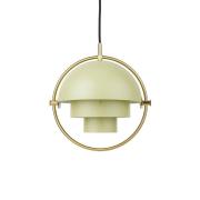 Gubi Lite hanglamp, Ø 36 cm, messing/crème