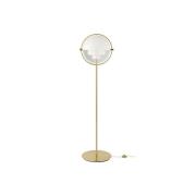 Gubi Lite vloerlamp, hoogte 148 cm, messing/wit