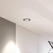 Arcchio LED downlight Aryx, zwart, 4.000K