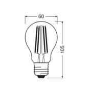 OSRAM LED Classic, gloeidraad, E27, 2,2 W, 470 lm, 4.000 K