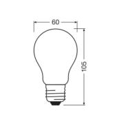 OSRAM LED Classic, mat, E27, 3,8 W, 806 lm, 4.000 K, A60