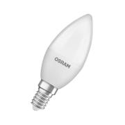 OSRAM LED Classic Star, kaars, mat, E14, 4,9 W, 2.700 K