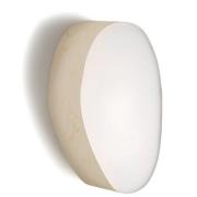 LZF Guijarro Kleine LED wandlamp, ivoor