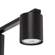 Plafondspot Sky, 5-lamps, zwart